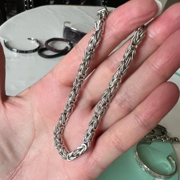 Bracelet for men’s made in Italy 925 - Picture 6 of 8